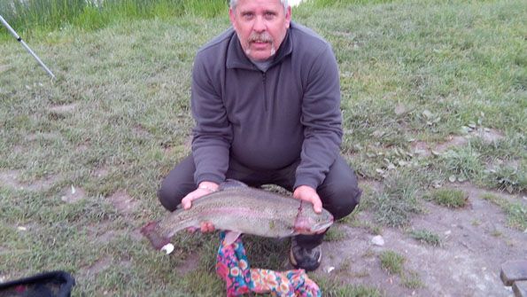 truite de 3,6 kg pêchée par Philippe à Longuesse